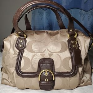 Coach Signature Campbell Large Satchel